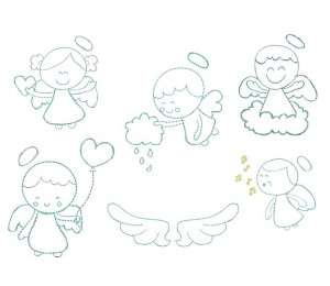 Stickserie - Little Angels